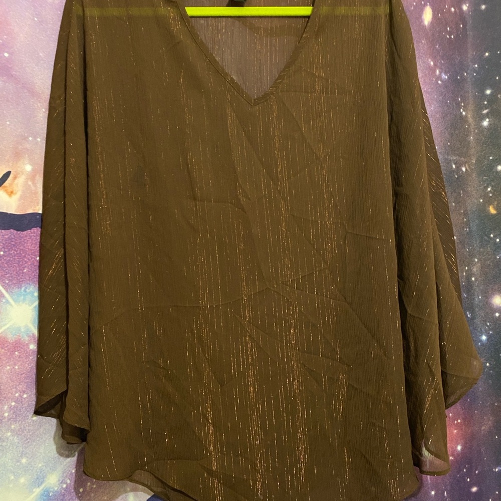 Lane Bryant Shimmer Cover Up